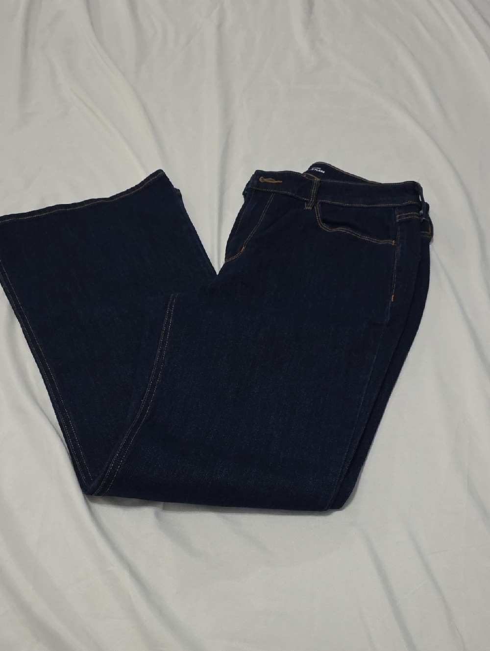 Old Navy Dark Blue Flare Jeans Womens Size 12